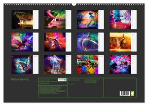 Break Dance (Wandkalender 2024 DIN A2 quer), CALVENDO Monatskalender