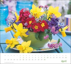 times&more Blumen Bildkalender 2023