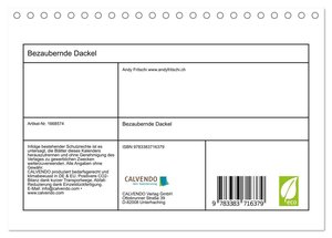 Bezaubernde Dackel (Tischkalender 2024 DIN A5 quer), CALVENDO Monatskalender