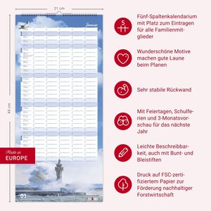 Meerzeit Familienplaner 2026