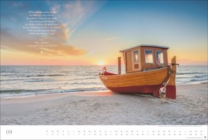 Deutschlands Küsten - Ein literarischer Spaziergang Kalender 2026 - Ein literarischer Spaziergang
