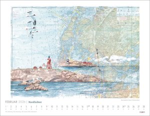 Nordlichter - See(h)karten Kalender 2026