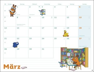 Die Maus Monatsplaner Kalender 2022