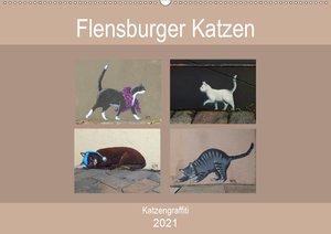 Flensburger Katzen (Wandkalender 2021 DIN A2 quer)