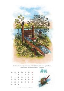 Der Otfried-Preußler-Kalender 2025 – Wandkalender für Kinder – Mit Räuber Hotzenplotz, Kleiner Hexe und Co. – 29,7 x 42 cm – Spiralbindung