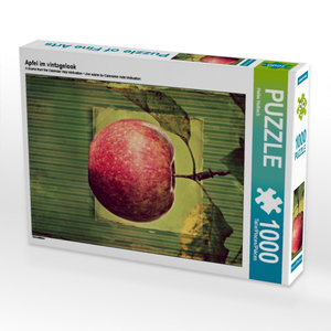 CALVENDO Puzzle Apfel im vintagelook 1000 Teile Puzzle hoch