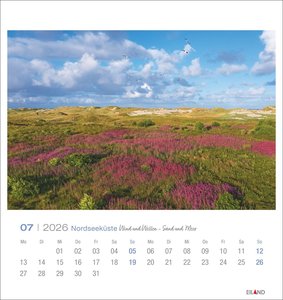 Nordseeküste Postkartenkalender 2026