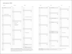 Diario Wochen-Kalenderbuch A6, schwarz 2023