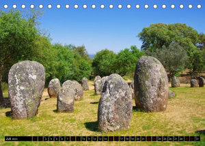 Dolmen und Menhire - Megalithkultur in Europa (Tischkalender 2023 DIN A5 quer)