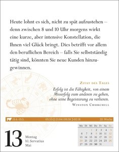 Skorpion Sternzeichenkalender 2024: Tagesabreißkalender. Tischkalender 2024 mit täglichem Horoskop. Kleiner Kalender mit täglichem Blick in die Sterne