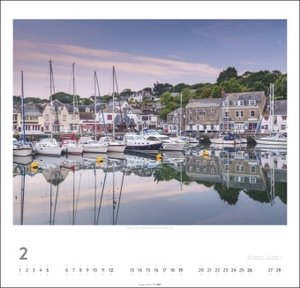 Cornwall Kalender 2023. Stimmungsvolle Fotos bekannter Künstler. Kalender Landschaften 2023: Malerische Dörfer und wilde Küsten in einem großen Wandkalender.