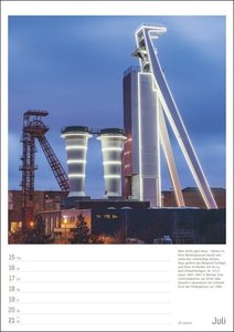 Industriekultur Wochenplaner 2024. Architektur-Kalender mit 53 eindrucksvollen Fotos von historischen Industriebauten. Wandkalender 2024 zum Eintragen und Planen