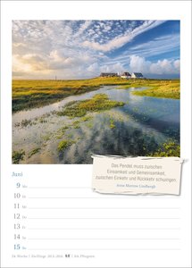 Lebensweisheiten Wochenkalender 2025