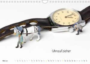 Uhraufzieher ... und andere Mini-Welten (Wandkalender 2023 DIN A4 quer)