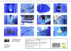 Chefchaouen - Blue Details (Wandkalender 2023 DIN A4 quer)
