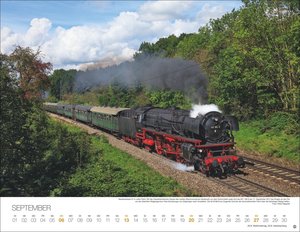 Feurige Dampfloks Posterkalender 2026