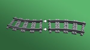 LEGO City Eisenbahn 60238 Weichen