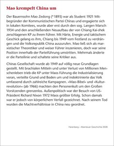 Abenteuer Geschichte Tagesabreißkalender 2026