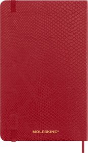 Moleskine 12 Monate Wochen Notizkalender 2024 - Precious & Ethical, Large/A5, Boa Rot