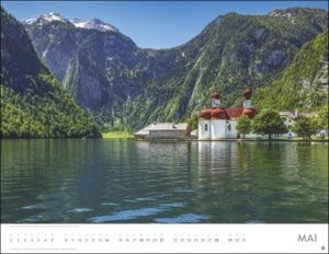 Schönes Deutschland Posterkalender 2023. Reise-Kalender mit 12 atemberaubenden Fotografien von der Nordsee bis zum Bodensee. Landschaften-Wandkalender 2023. 44x34 cm. Querformat.