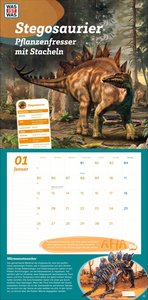 WAS IST WAS Dinosaurier Broschurkalender 2026