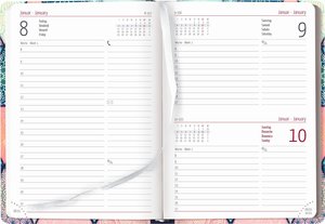 Mini-Buchkalender Style Oriental 2023 - Taschen-Kalender A6 - Elefant - Day By Day - 352 Seiten - Notiz-Buch - Alpha Edition