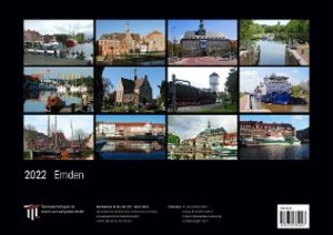 Emden 2022 - Black Edition - Timokrates Kalender, Wandkalender, Bildkalender - DIN A3 (42 x 30 cm)