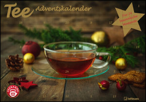 Tee-Adventskalender 2022 - Teekalender - Adventskalender - Teesorten - Genusskalender - 55,5 x 39 x 2 cm