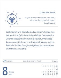 Steinbock Sternzeichenkalender 2026