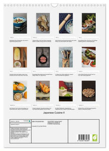 Japanese Cuisine II (Wandkalender 2024 DIN A3 hoch), CALVENDO Monatskalender