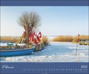 Ostsee Kalender 2023. Reise-Kalender mit 12 atemberaubenden Fotografien deutscher Ostsee-Landschaften. Großer Wandkalender 2023 XXL. 55x46 cm. Querformat.