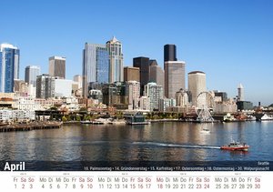 Seattle 2022 - Timokrates Kalender, Tischkalender, Bildkalender - DIN A5 (21 x 15 cm)