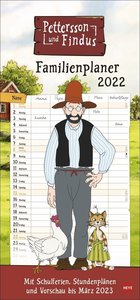 Pettersson und Findus Familienplaner Kalender 2022