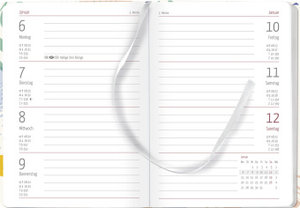 Minitimer Style Lieblingstag 2025 - Taschen-Kalender A6 - Weekly - 192 Seiten - Notiz-Buch - mit Info- und Adressteil - Alpha Edition