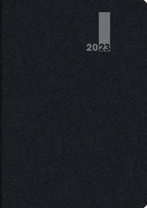 Monatskalender SlimLine Modell 739, 2023, Baladek-Einband, flexibel schwarz