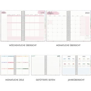 Life Organizer Rosa Kalender 2022