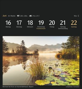Deutschlands Natur Postkartenkalender 2025