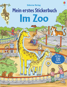 Mein erstes Stickerbuch: Im Zoo