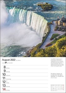 Traumziele Kalender 2022