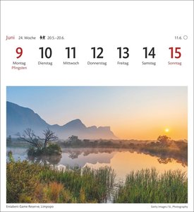 Südafrika & Namibia Sehnsuchtskalender 2025 - Wochenkalender mit 53 Postkarten