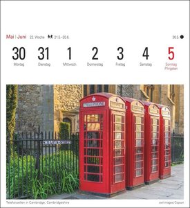 England Kalender 2022