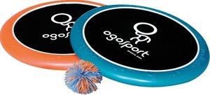 Schildkröt - Ogo Sport Set, Ballspiel, blau-orange, 2 Scheiben je 30,5 cm