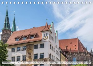NÜRNBERG Historisches Stadtherz (Tischkalender 2022 DIN A5 quer)