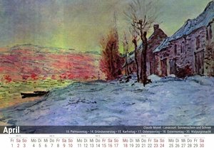 Claude Monet 2022 - Timokrates Kalender, Tischkalender, Bildkalender - DIN A5 (21 x 15 cm)