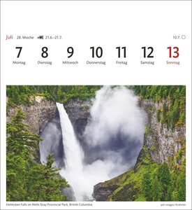 Kanada Sehnsuchtskalender 2025 - Wochenkalender mit 53 Postkarten