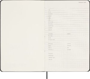 Moleskine undatierter Wochen Notizkalender, L/A5