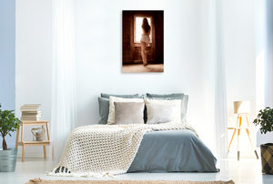 Premium Textil-Leinwand 60 cm x 90 cm hoch Ein Motiv aus dem Kalender Zärtliche Sehnsucht