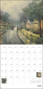 Land of Light Broschurkalender 2023. Kunstvoller Wandkalender mit idyllischen Gemälden. Einzigartiger Kunst-Kalender mit Bildern von Thomas Kinkade. 29,5x30 cm. Quadratisch