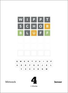 Wordle 2023  - Der offizielle Kalender zum Rätsel-Hype des Jahres