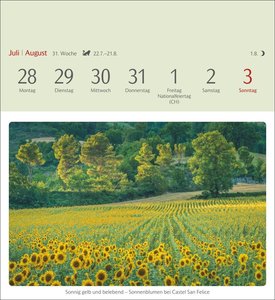 Das Glück liegt in Italien Postkartenkalender 2025 - Wochenkalender mit 53 Postkarten, 53 besondere Orte entdecken